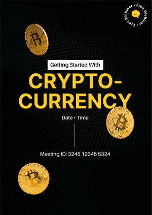 Cryptocurrency Webinar Poster Image Preview