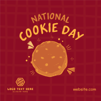 Cute Cookie Day Instagram Post Design