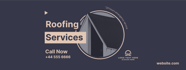 Roofing Service Facebook Cover Design Image Preview