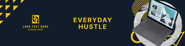Everyday Hustle LinkedIn Banner Design Image Preview