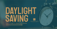 Daylight Saving Reminder Facebook ad Image Preview