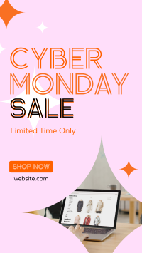 Quirky Cyber Monday Sale TikTok Video Design