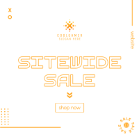 Sitewide Website Sale Instagram post Image Preview