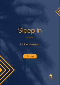 Sleep In Flyer Image Preview