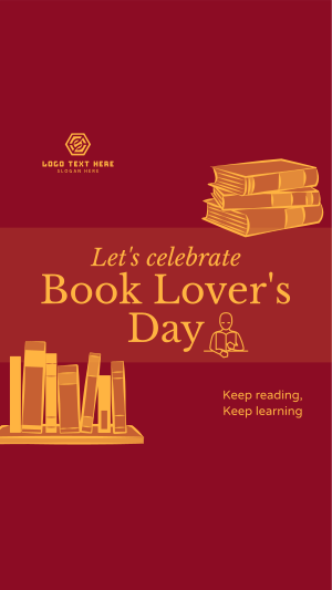 Book Lovers Celebration Facebook story Image Preview