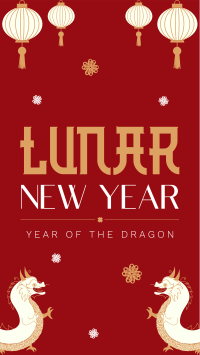 Lucky Lunar New Year TikTok Video Image Preview