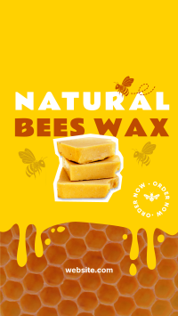 Naturally Made Beeswax TikTok video Image Preview