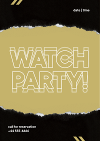 Watch Party Poster Image Preview