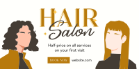 Fancy Hair Salon Twitter Post Image Preview