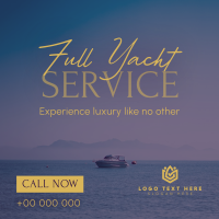 Serene Yacht Services Instagram post Image Preview