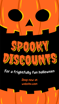 Halloween Pumpkin Discount Instagram reel Image Preview