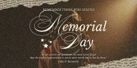 Rustic Memorial Day Twitter post Image Preview