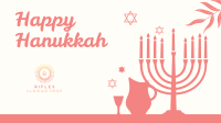 Happy Hanukkah Zoom background Image Preview