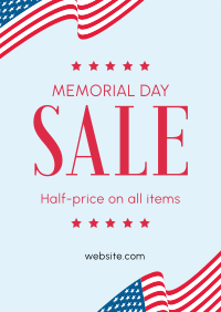 Memorial Day Sale Poster Image Preview