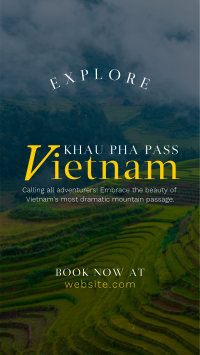 Vietnam Travel Tours Facebook Story Design