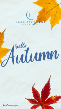Autumn Leaves YouTube Short Design