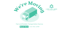 Truck Moving Services Twitter Post Design