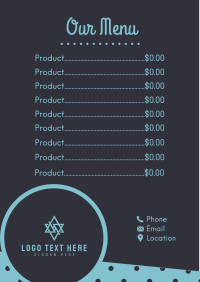 Retro Circle Menu Preview