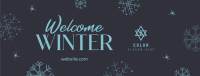 Welcome Winter Facebook cover Image Preview