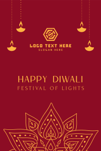 Diwali Celebration Pinterest Pin Image Preview