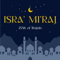 Elegant Isra and Mi'raj Instagram Post Design