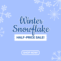 Winter Decor Sale Instagram Post Design
