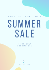 Summer Sale Puddles Poster Image Preview