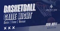 Basketball Game Night Facebook ad Image Preview