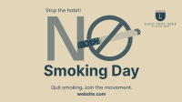 Stop Smoking Today Facebook event cover Image Preview