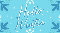 Snowy Winter Greeting Video Image Preview