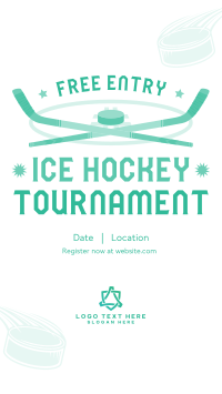 Ice Hockey Tournament Instagram reel Image Preview