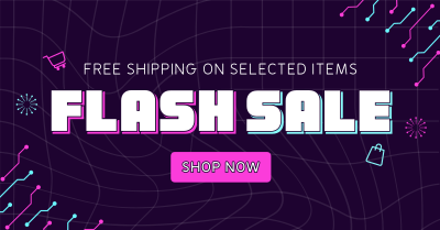 Techno Flash Sale Deals Facebook ad Image Preview