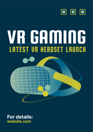 VR Gaming Headset Flyer Image Preview