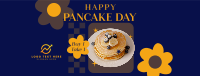 Cute Pancake Day Facebook Cover Design