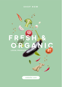 Organic Fresh Flyer Image Preview