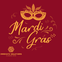 Let's Celebrate Mardi Gras Linkedin Post Image Preview