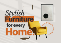 Shop Minimalist Furniture  Postcard Image Preview