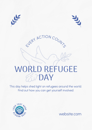 World Refugee Support Flyer Image Preview