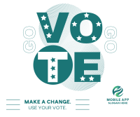 Vote for Change Facebook Post Design