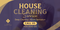 Professional House Cleaning Service Twitter Post Image Preview