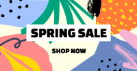 Fun Spring Sale Facebook Ad Design