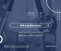 Ask a Pediatrician Facebook Post Design