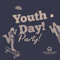Youth Party Instagram Post Design