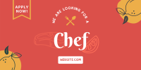 Restaurant Chef Recruitment Twitter Post Image Preview