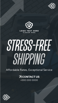 Corporate Shipping Service TikTok Video Design