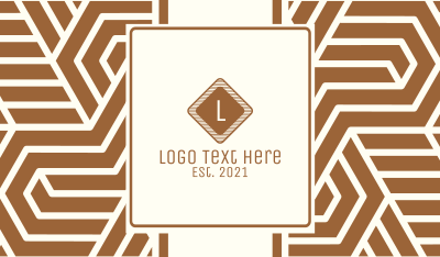 Luxurious Corporate Pattern Business Card