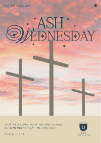Modern Nostalgia Ash Wednesday Flyer Image Preview