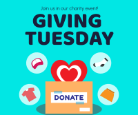 Giving Tuesday Charity Event Facebook post Image Preview