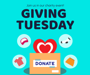 Giving Tuesday Charity Event Facebook post