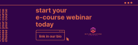 E-Course Webinar Twitter Header Image Preview